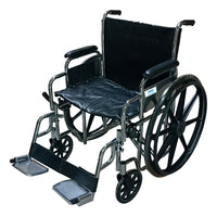 Silla De Ruedas Sobrepeso Ancha 150kgs Brazo Y Piecera Desmo Cromo