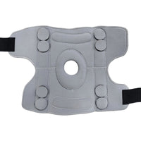 Rodillera Abierta De Neopreno Graduable Gris Oscuro Gde-xg Circ. Centro Rodilla 40-45 Cm