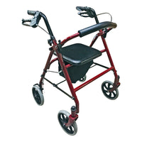 Andadera Rollator Economica Acero Tinto Plegable Ortiz