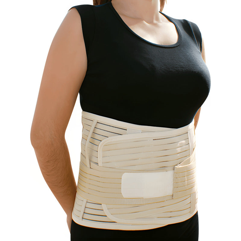 Faja Lumbosacra Económica Elástica Beige Gde. Circ. Cadera 101-1107 Cm