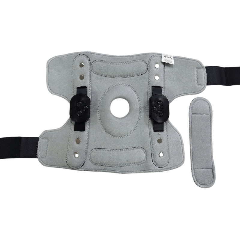 Rodillera Abierta De Neopreno Graduable Gris Oscuro Gde-xg Circ. Centro Rodilla 40-45 Cm