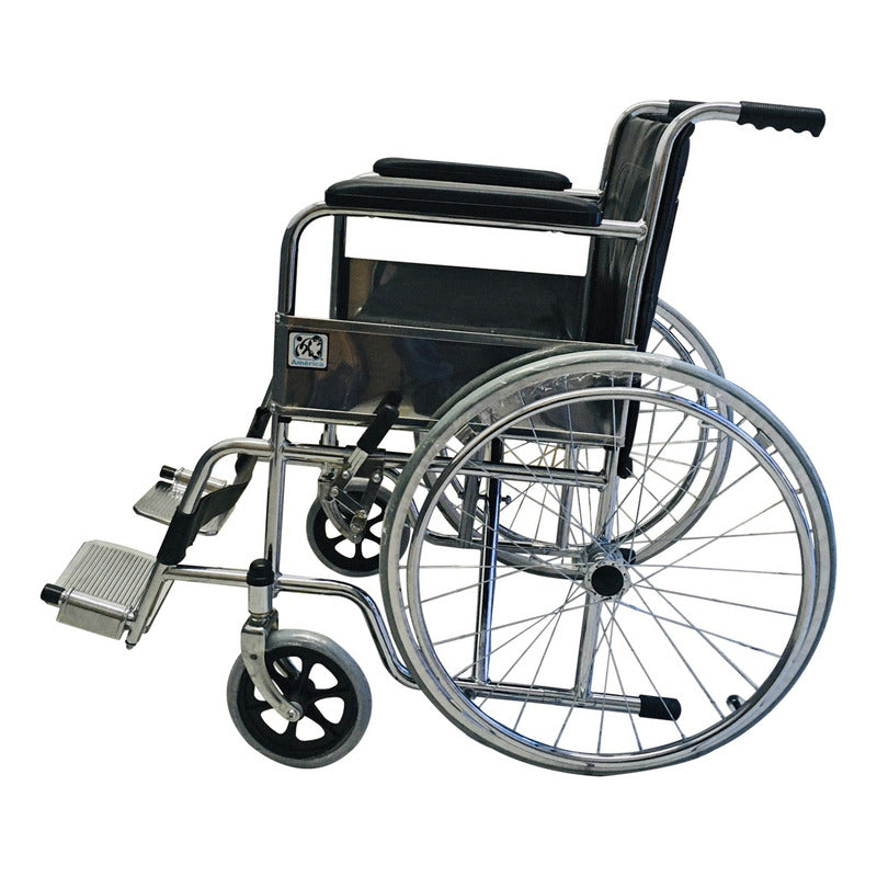 Silla De Ruedas Cromada Cromado
