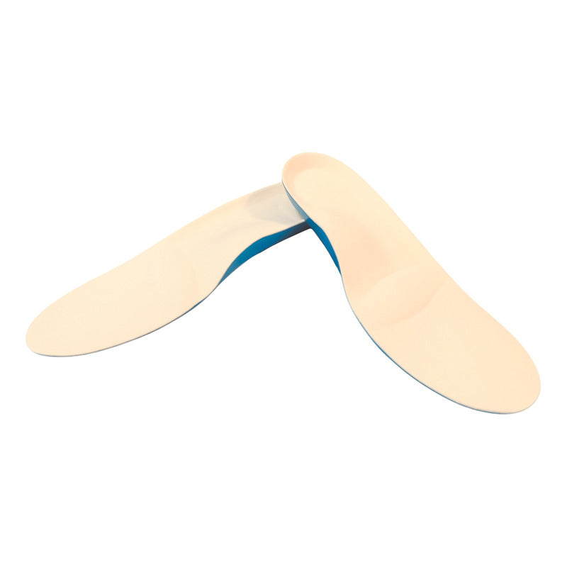 Plantilla Ortopedica Pie Plano Pelite C/barra Metatarsal Mediano Largo Pie 25.5-27.5 Cm Beige Con Azul