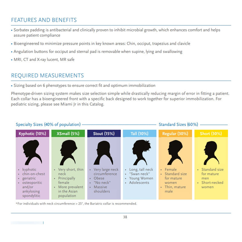 Collar cervical ossur miami J esguince de cuello