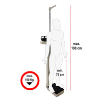 Báscula Mecánica Nuevo Leon Medica Clínica 160 Beige, Hasta 160 Kg