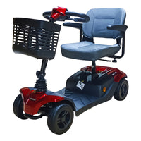 Silla Electrica Scooter De Lujo Compacto 250w Borgoña