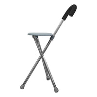 Baston Aluminio Tripie Con Asiento Adulto Ortiz