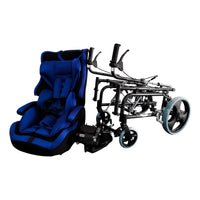 Silla De Ruedas Tipo Carreola Asiento Removible Cinchos Pci