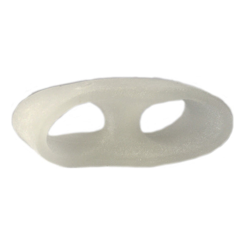 Separador Para Dedos/juanete Con Anillo Doble De Gel Ortiz Transparente Universal