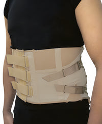 Faja lumbosacra corta unisex beige MOD. 9073-256