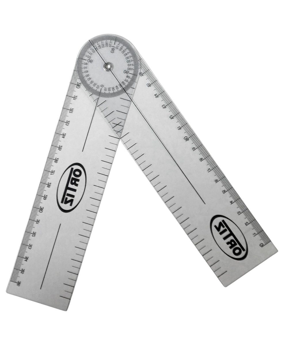 Goniómetro recto de plástico Recto de 8 1/2