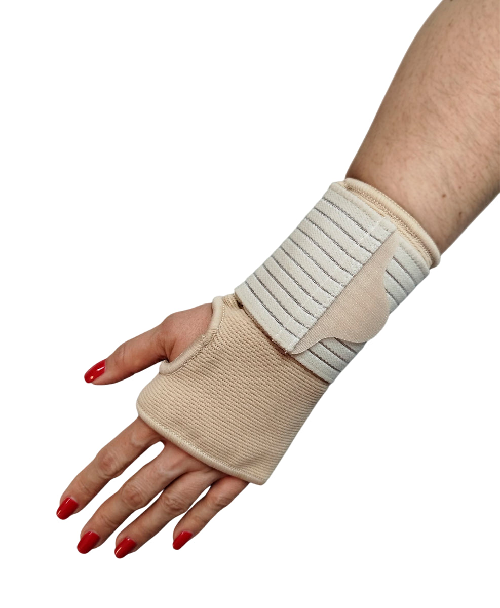 Muñequera ortopédica elástica con banda esguince muñeca MOD. 810