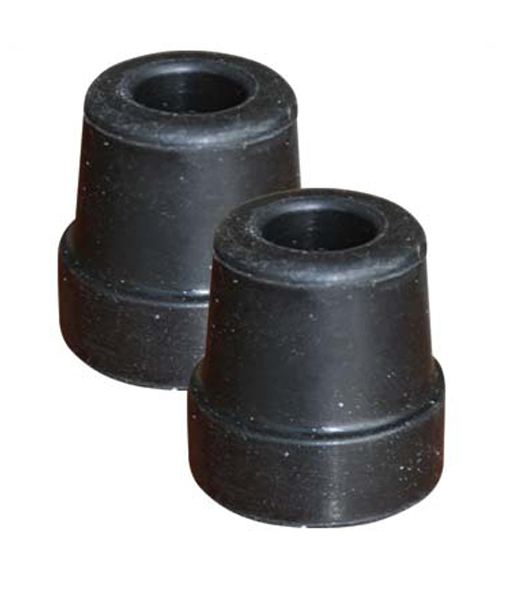 Par de Regatónes Tapón Hule Mini Para Bastón De 4 Patas De 1/2