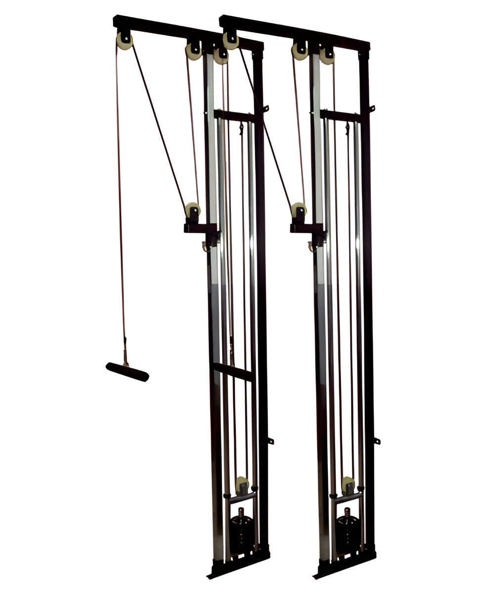 Poleas dobles ajustables de pared MOD.027DA