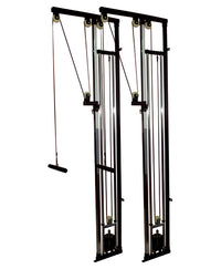 Poleas dobles ajustables de pared MOD.027DA