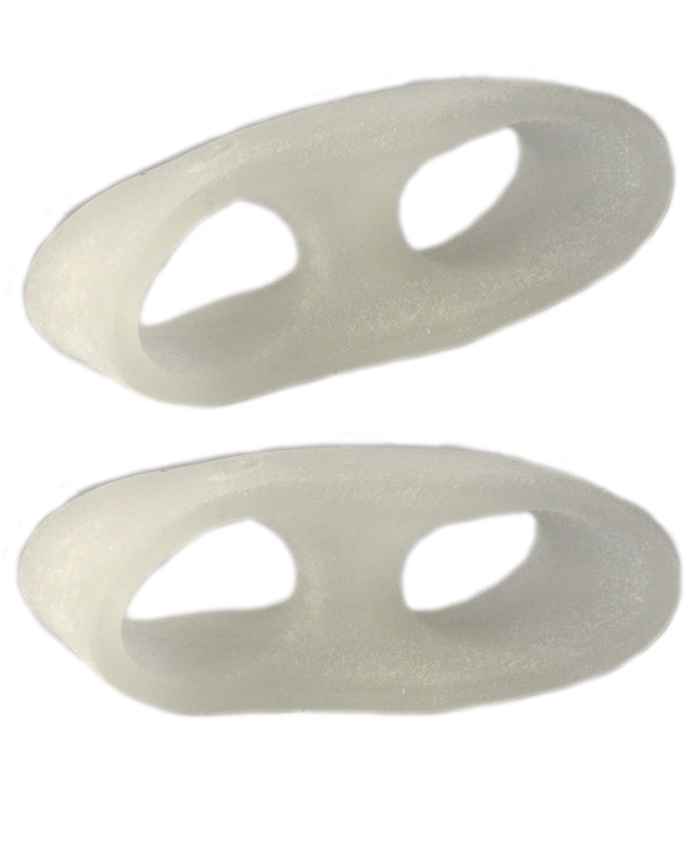 Separador para dedos/juanete con anillo doble de gel transparente universal MOD. TCW-017