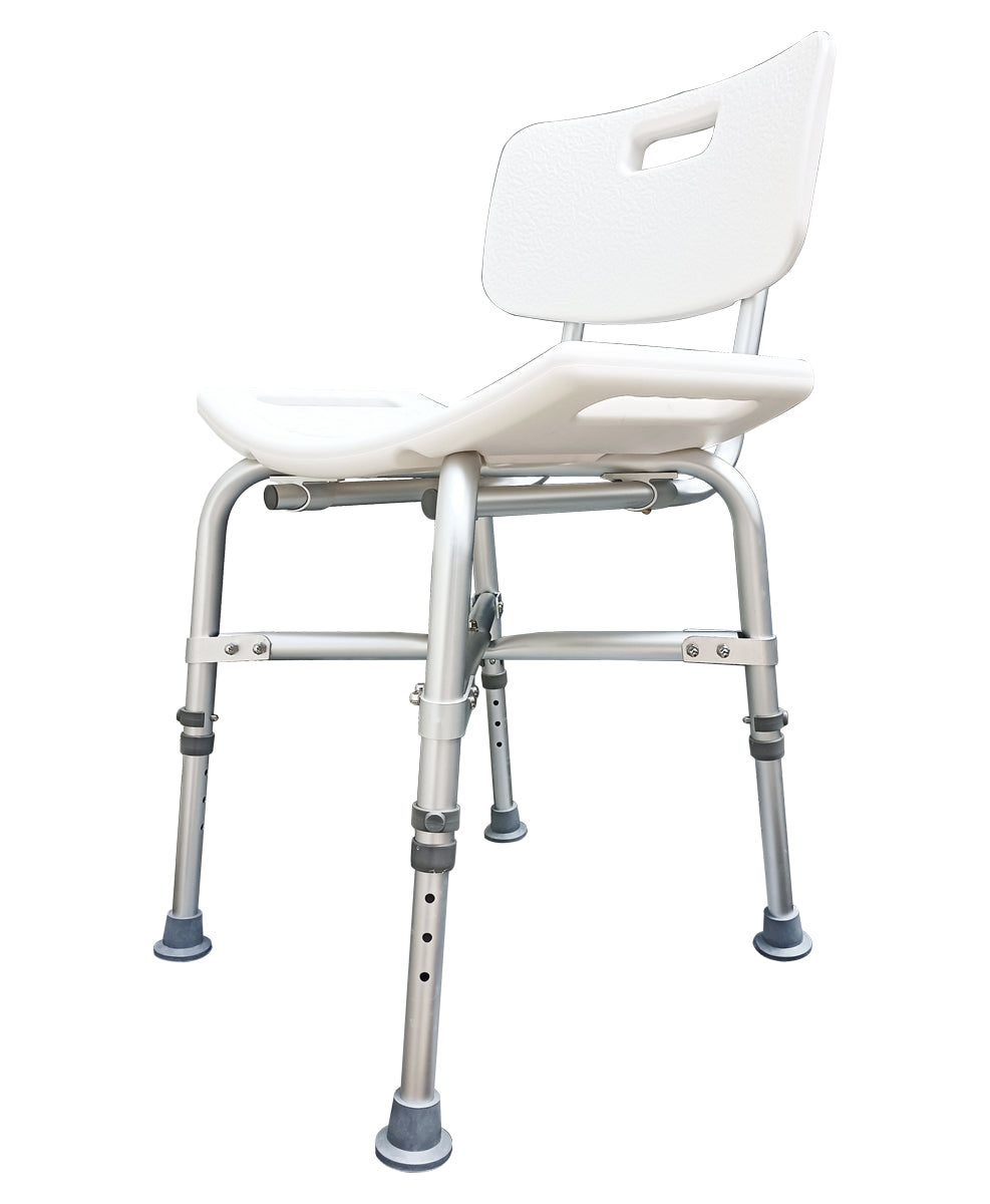 Silla banco con respaldo para bañarse o ducha sobrepeso bariátrica MOD. 68024