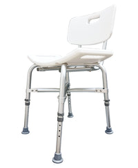Silla Banco con Respaldo para Bañarse o ducha Sobrepeso Bariátrica MOD. 68024