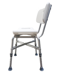 Silla Banco con Respaldo para Bañarse o ducha Sobrepeso Bariátrica MOD. 68024