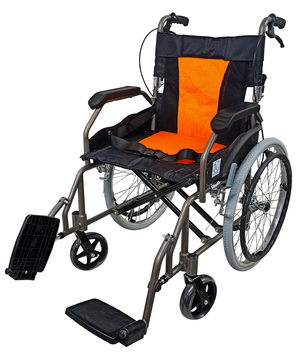 Silla De Ruedas Aluminio Viaje Ligera 11 Kg Compacta MOD. 3861RD