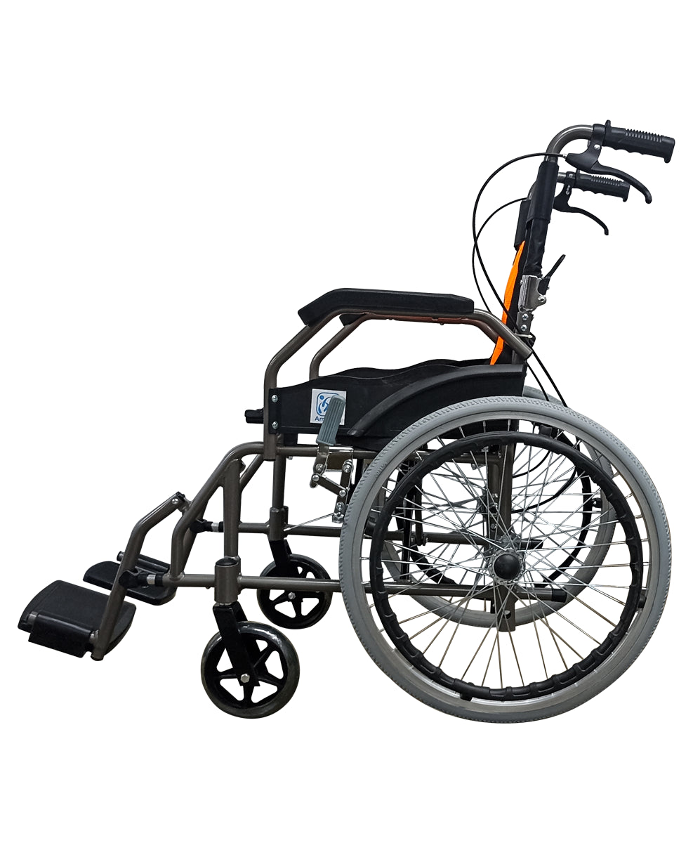 Silla De Ruedas Aluminio Viaje Ligera 11 Kg Compacta MOD. 3861RD