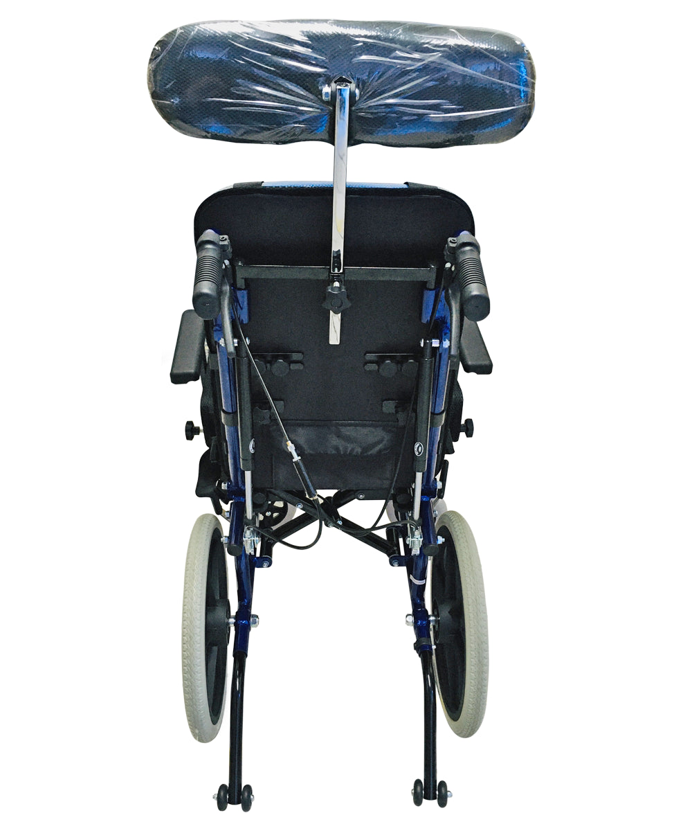 Silla De Ruedas PCI reclinable tipo ama con accesorios de Inmovilización MOD. 4228-P