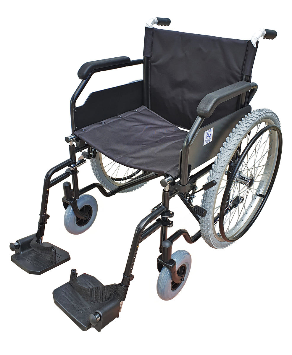 Silla De Ruedas Brazo Y Piecera Desmontable Todoterreno MOD. 9031S