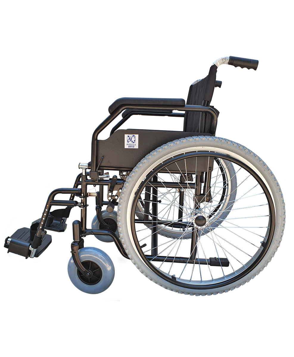 Silla De Ruedas Brazo Y Piecera Desmontable Todoterreno MOD. 9031S