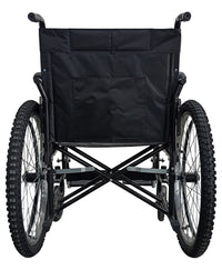 Silla de ruedas todo terreno con brazo elevadizo y piecera desmontable. MOD. 1007RN4