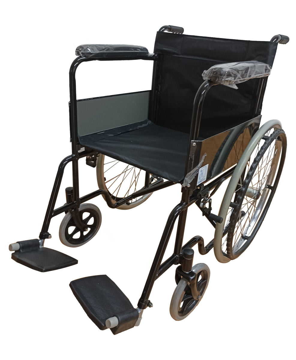 Silla de ruedas adulto de acero básica económica MOD. 1001R