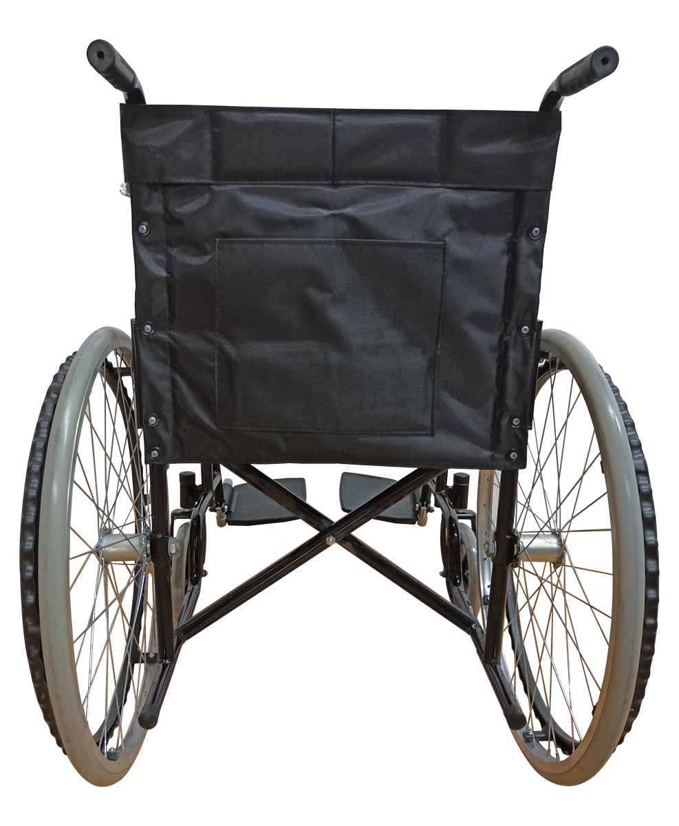 Silla de ruedas adulto de acero básica económica MOD. 1001R