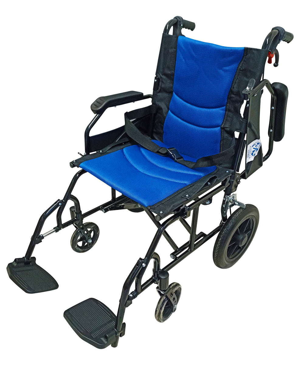 Silla De Ruedas Aluminio De Traslado Compacta MOD.3057P