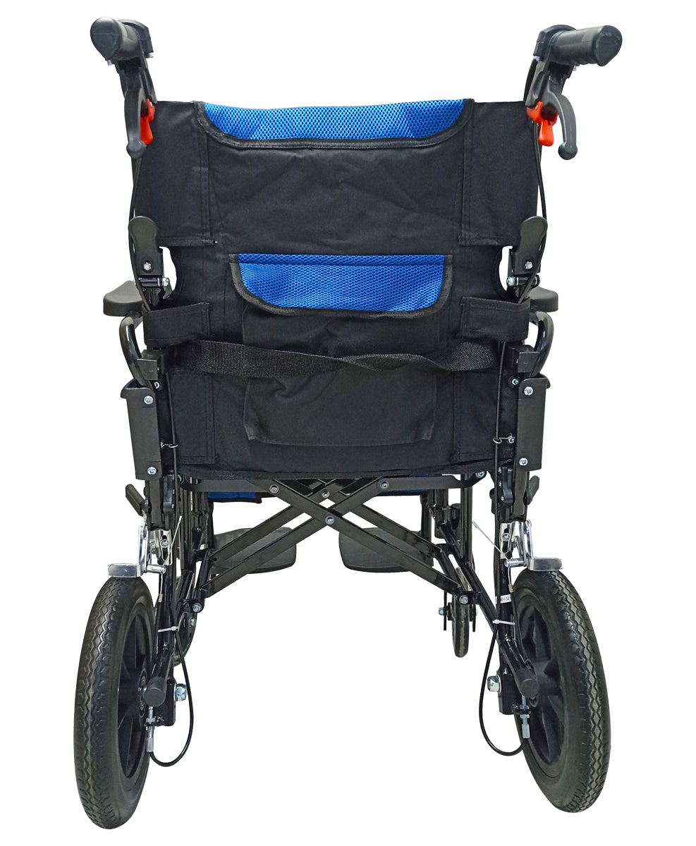 Silla De Ruedas Aluminio De Traslado Compacta MOD.3057P