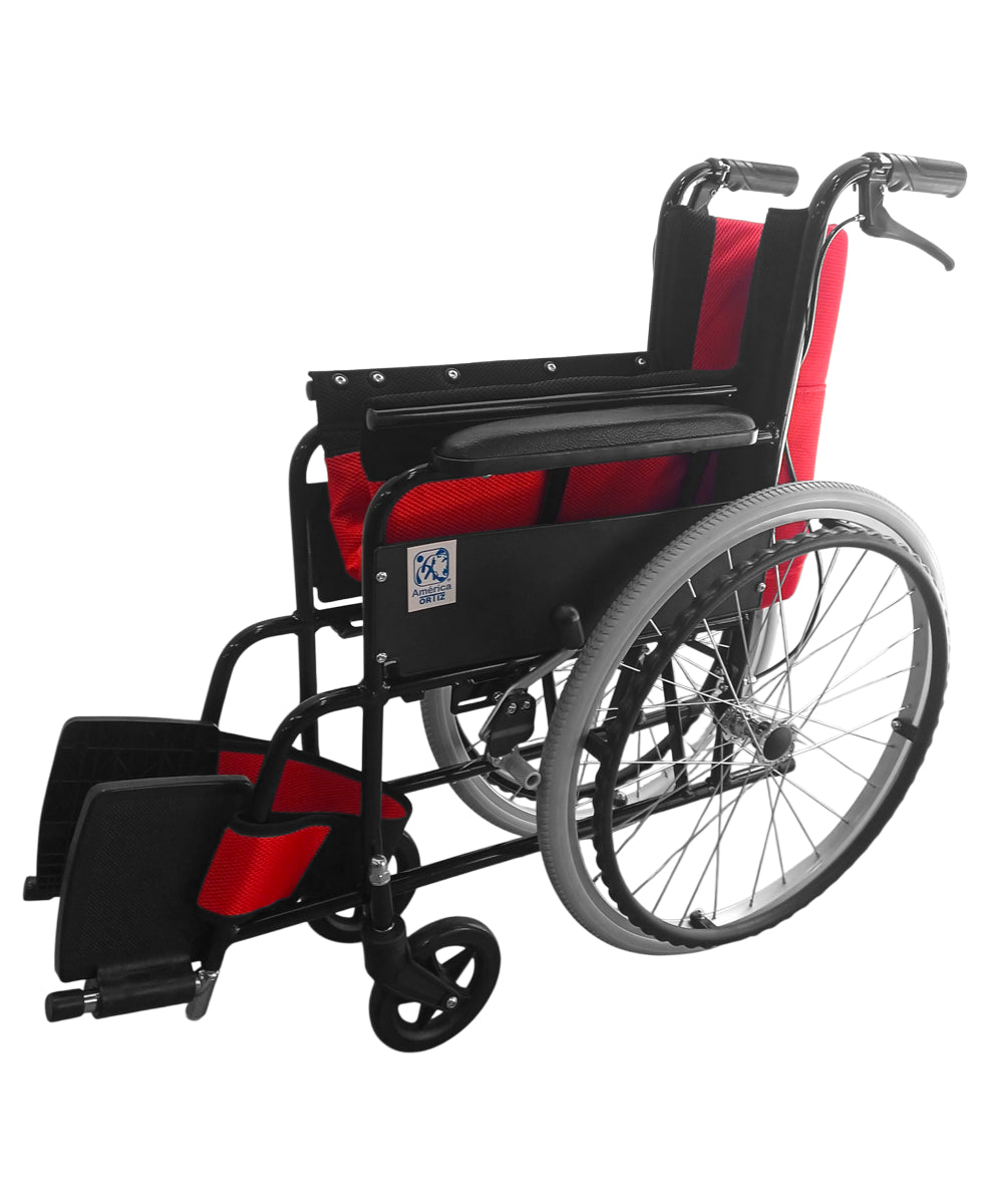 Silla de ruedas aluminio estándar MOD 3001R