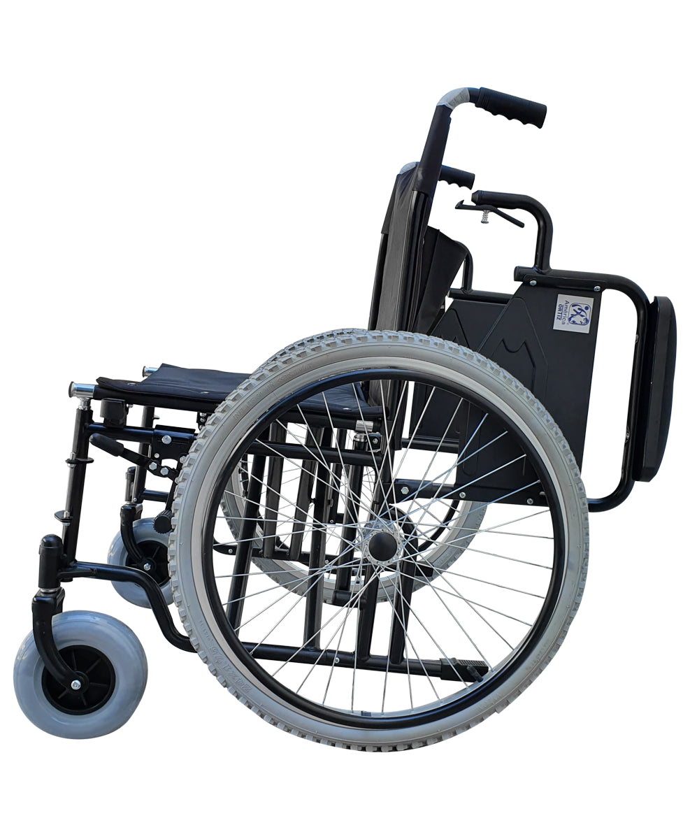 Silla De Ruedas Sobrepeso Bariátrica 180kg Asiento 61cm Negro MOD. 9130H