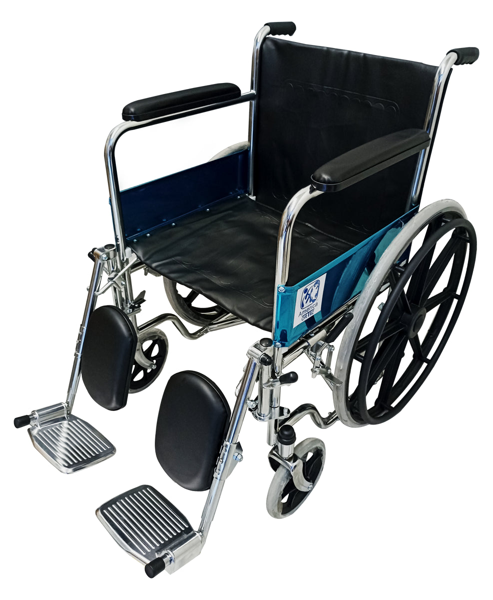 Silla de ruedas con eleva piernas MOD. 2003P