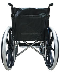 Silla De Ruedas Cromada Todo Terreno Ortopédica Neumática MOD. 2001PND4