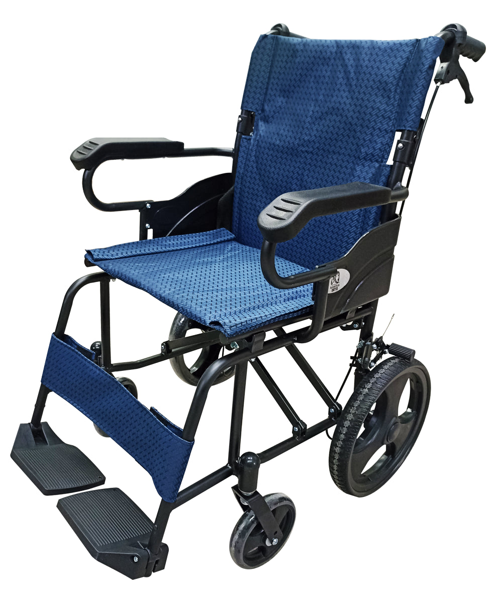 Silla De Ruedas De Traslado Plegable Esmaltada MOD. 871AJR