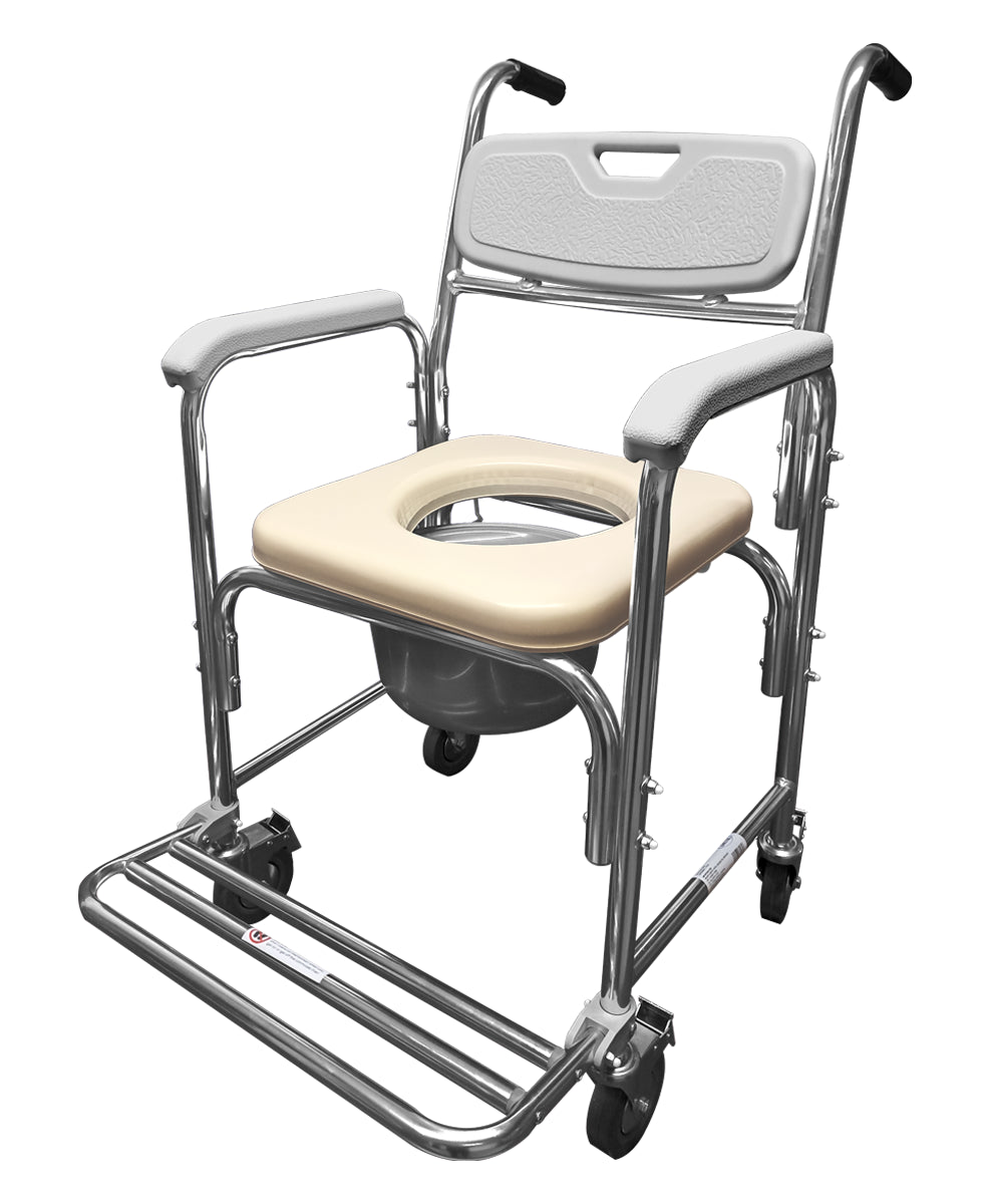 Silla de ruedas para bañarse ducha y WC excusado MOD. 10555