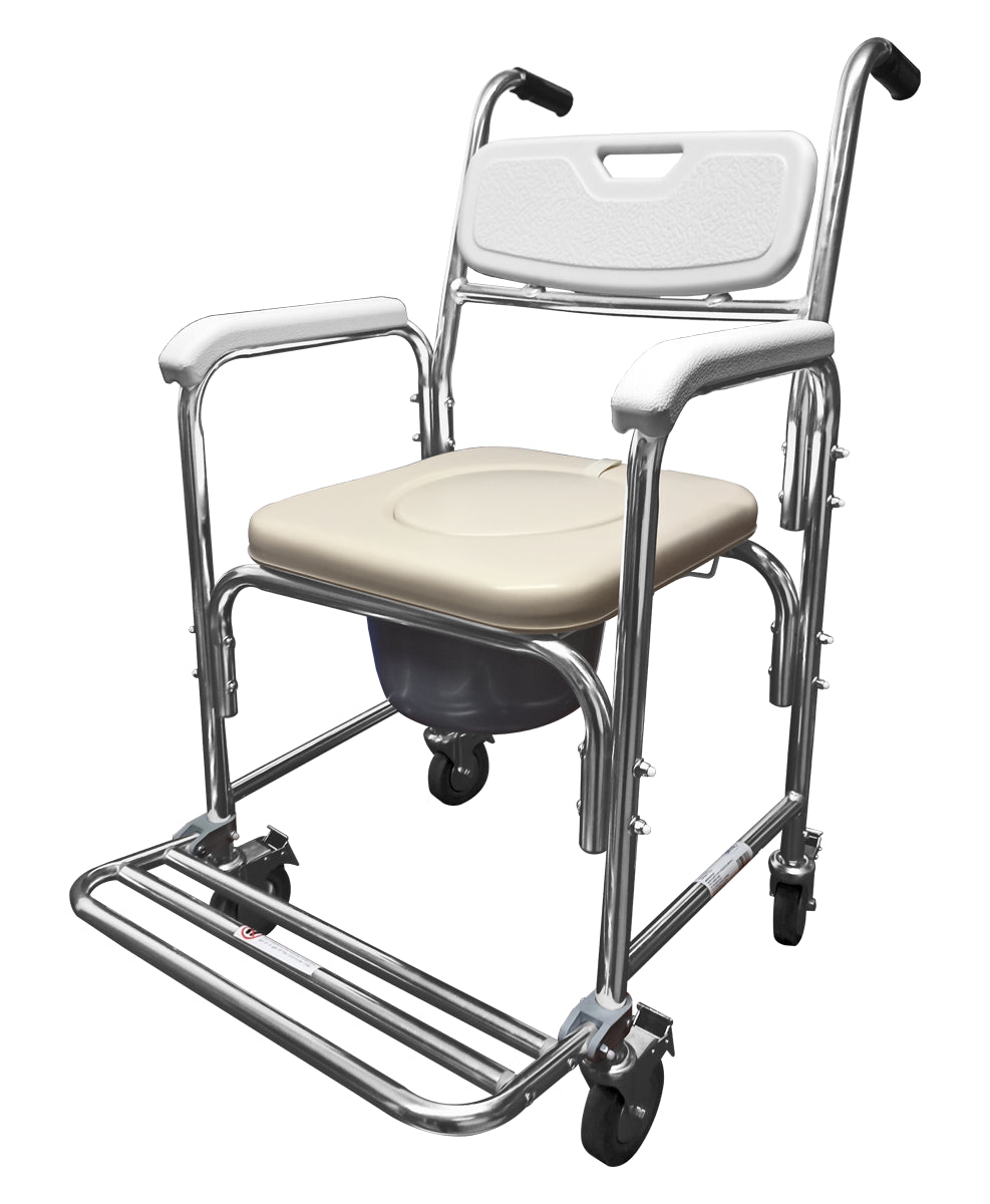 Silla de ruedas para bañarse ducha y WC excusado MOD. 10555