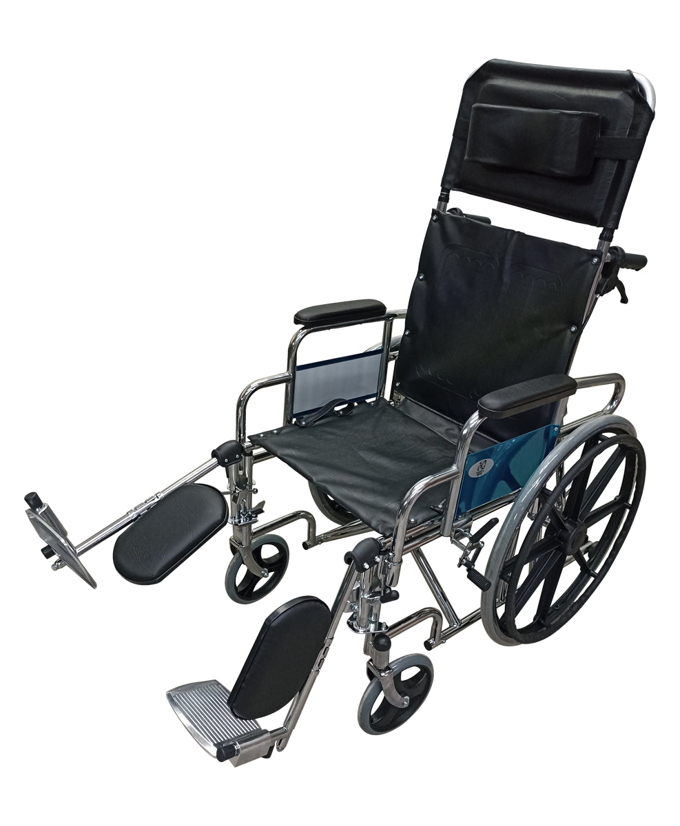 Silla De Ruedas Tipo Cama Elevapiernas Y Reclinable MOD. 2798P