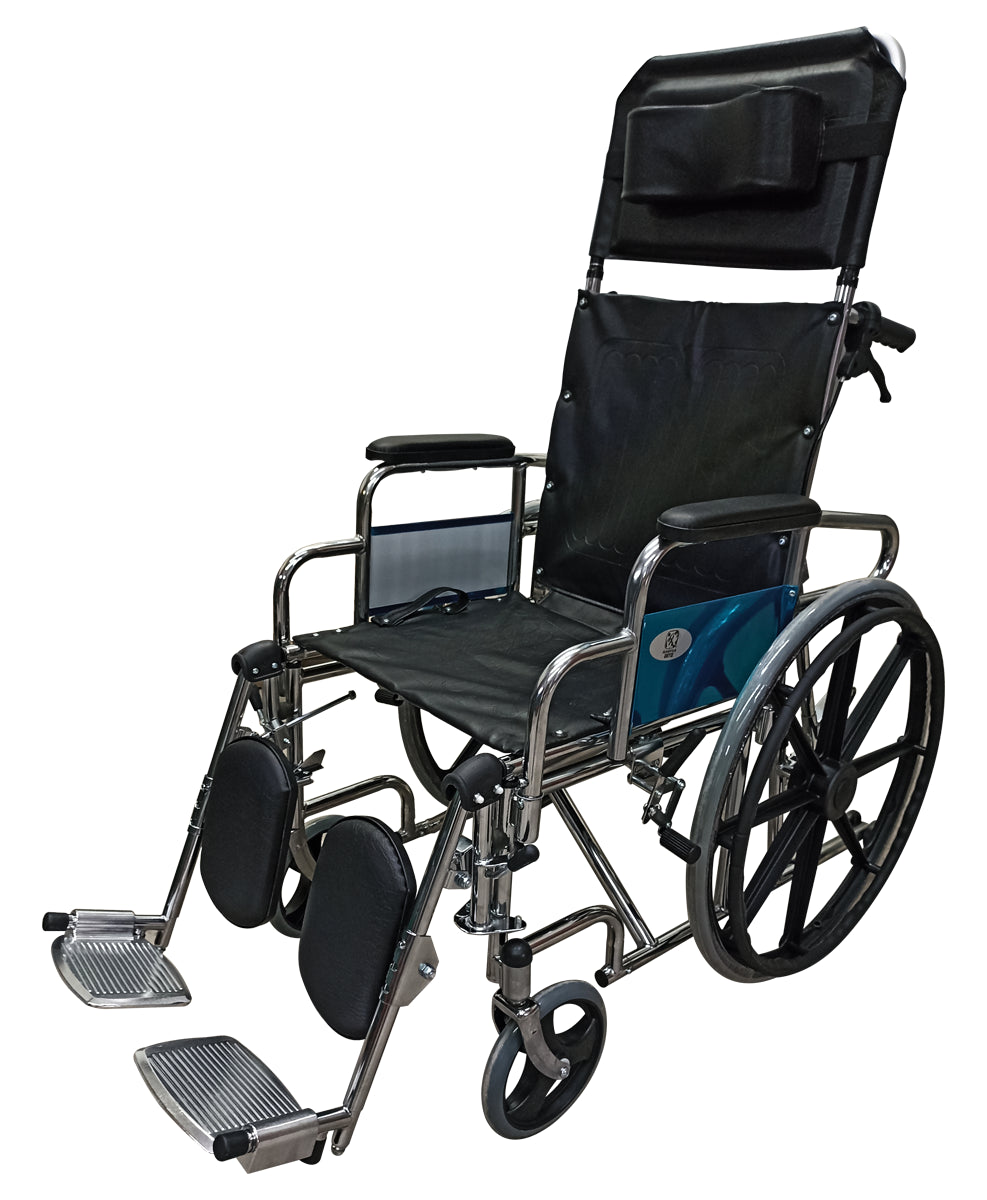 Silla De Ruedas Tipo Cama Elevapiernas Y Reclinable MOD. 2798P