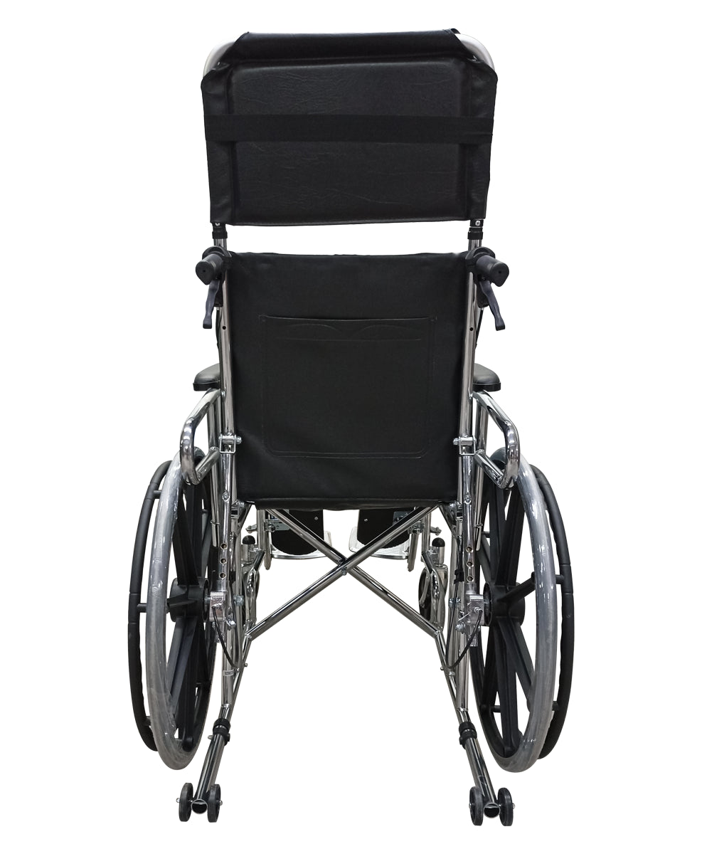 Silla De Ruedas Tipo Cama Elevapiernas Y Reclinable MOD. 2798P