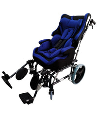 Silla de ruedas tipo carriola con asiento removible y cinchos para PCI MOD. 4227P