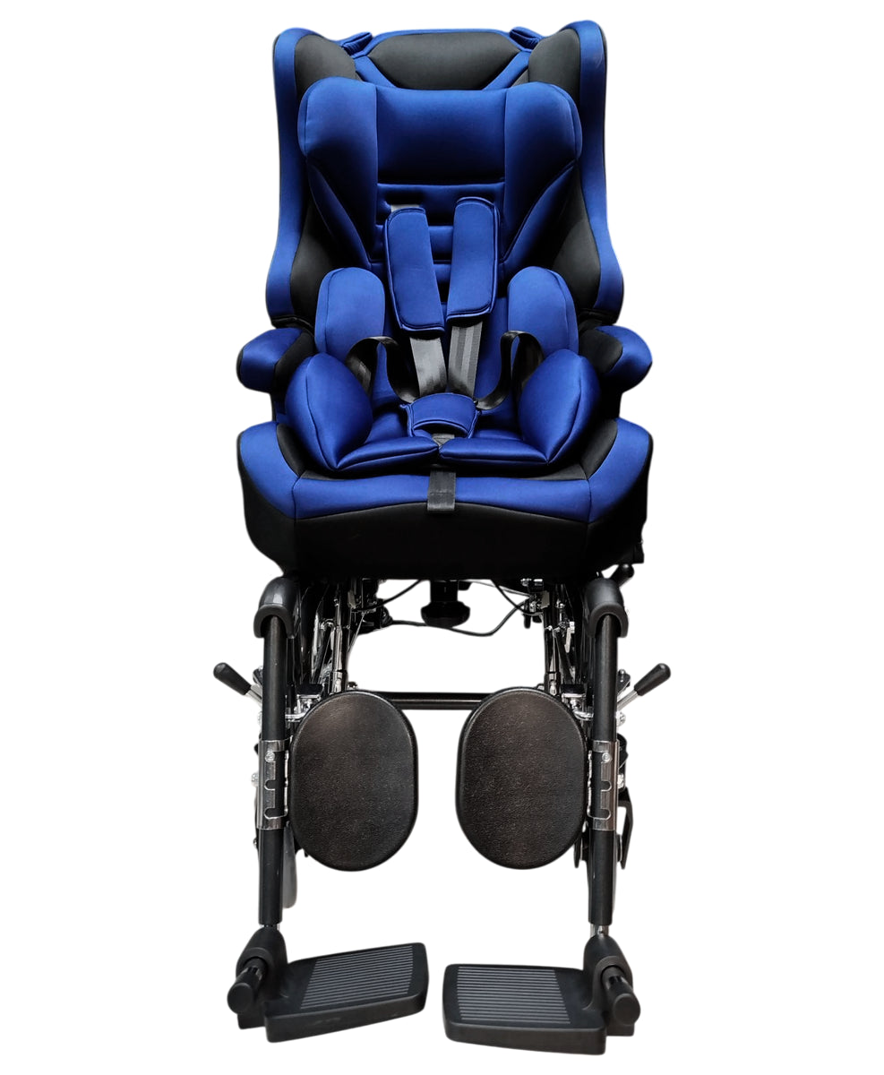 Silla de ruedas tipo carriola con asiento removible y cinchos para PCI MOD. 4227P