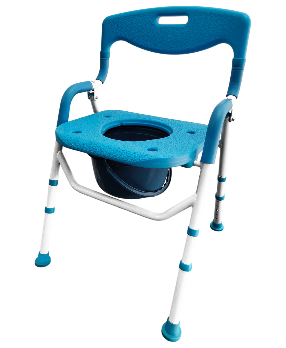 Silla ducha con cómodo plegadiza con estructura de aluminio MOD. GT5055