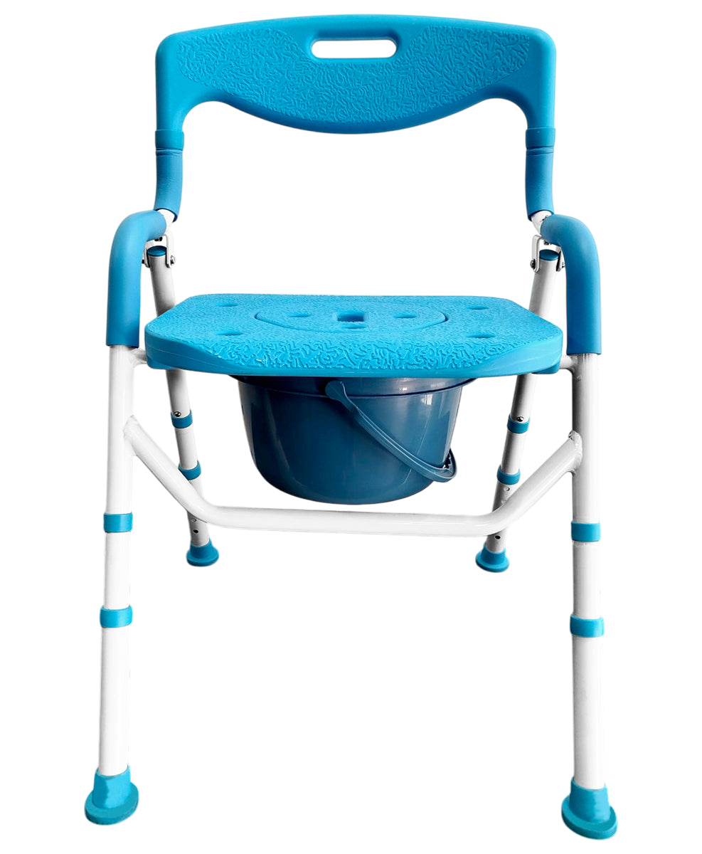 Silla ducha con cómodo plegadiza con estructura de aluminio MOD. GT5055