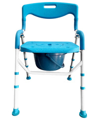 Silla ducha con cómodo plegadiza con estructura de aluminio MOD. GT5055