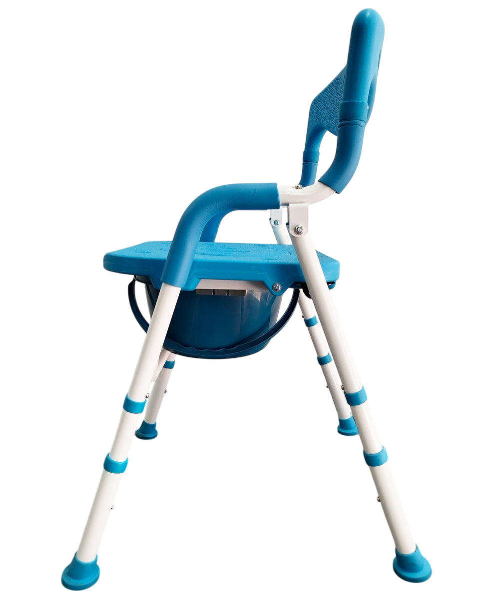 Silla ducha con cómodo plegadiza con estructura de aluminio MOD. GT5055