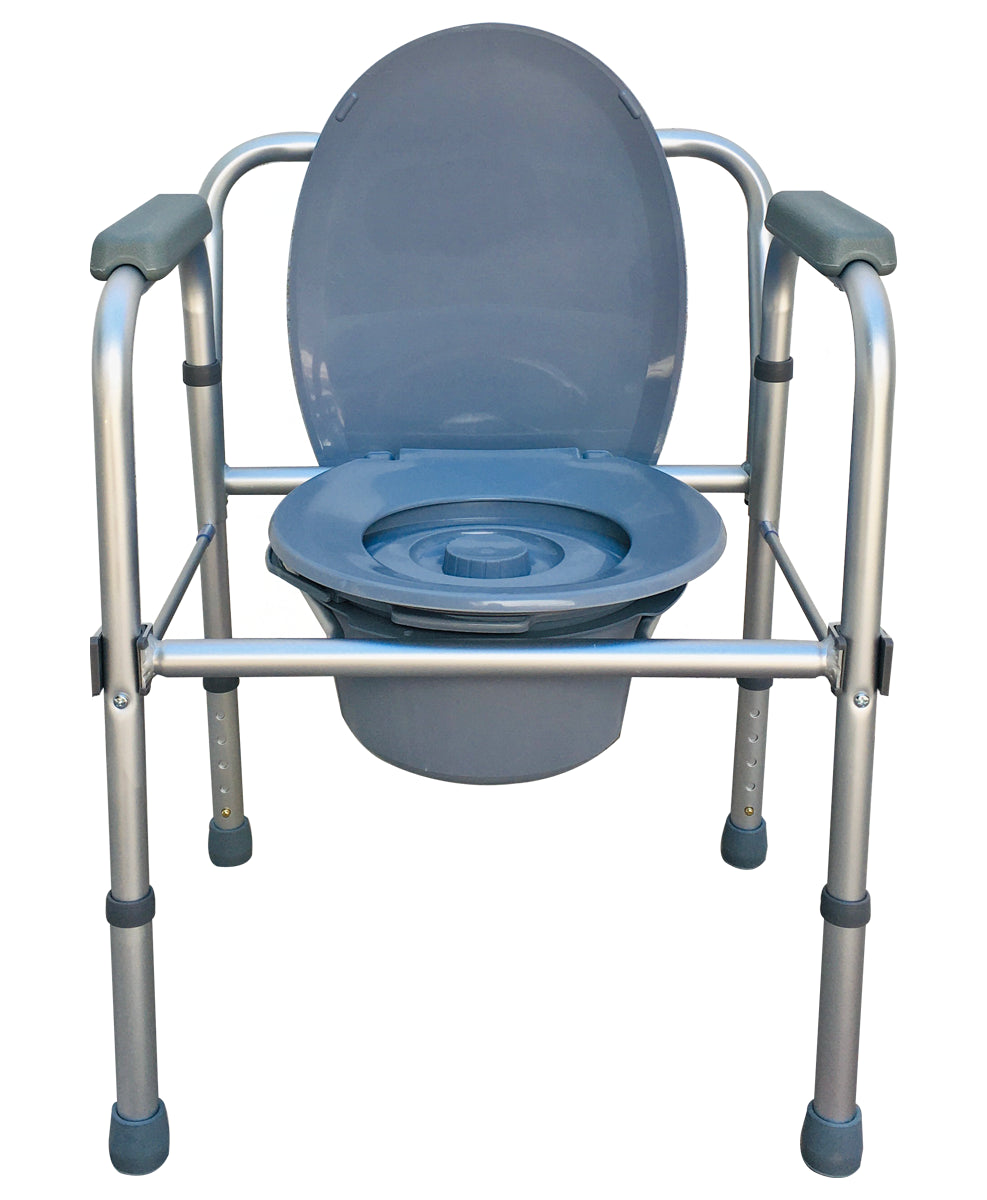 Silla De Baño Wc Cómodo Plegadizo De Aluminio MOD. GT7003